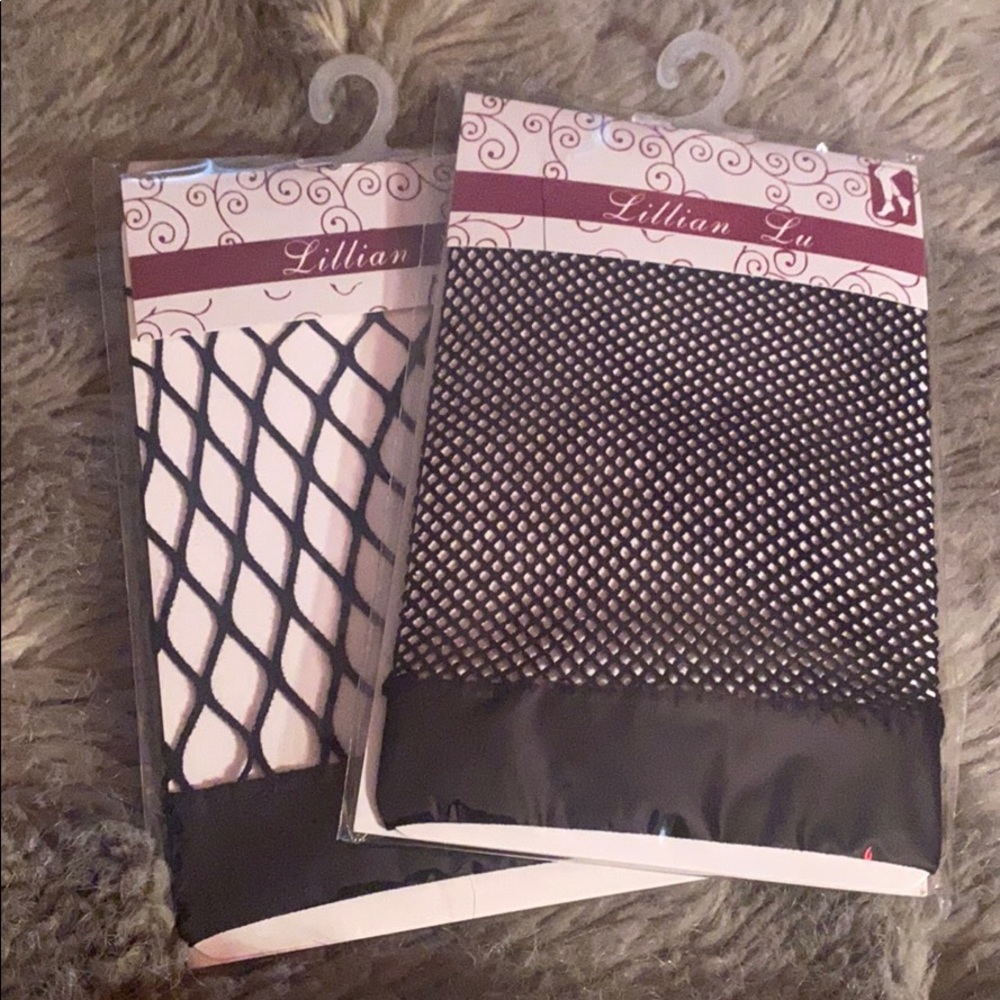 Fish net ankle socks